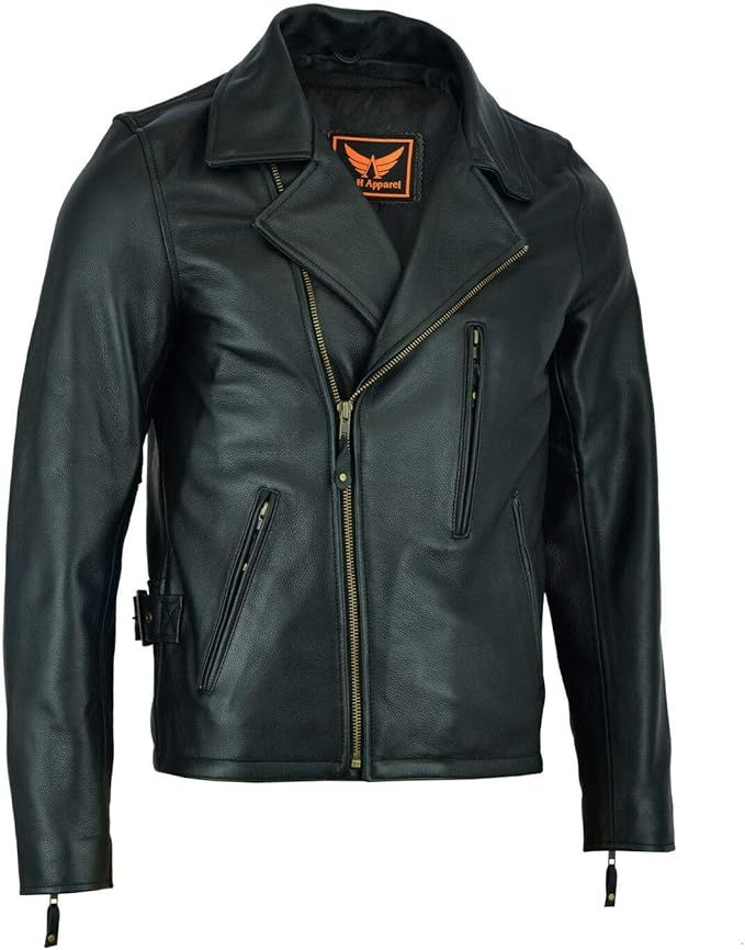A&H Classic Leather Biker Jacket V2 [MENS] product image (2)