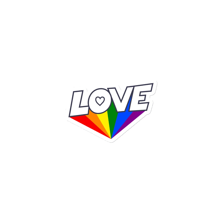 Love Rainbow Die-Cut Magnets product image (1)