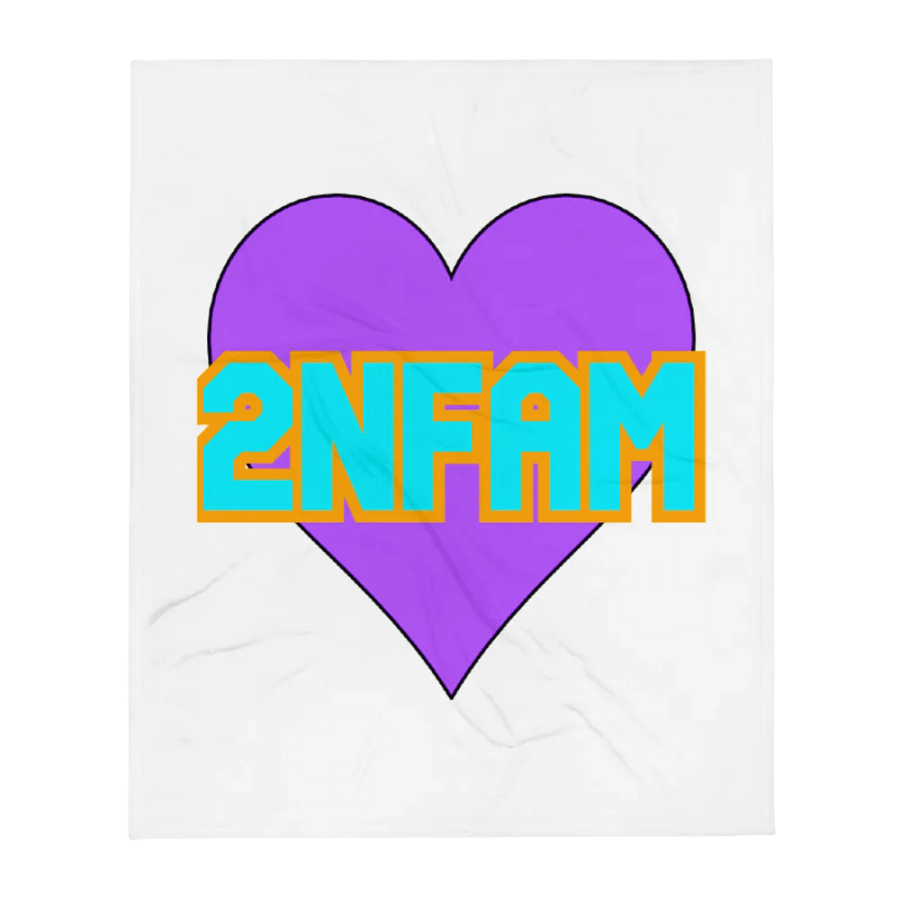 2NFAM Heart Blanket - White product image (2)
