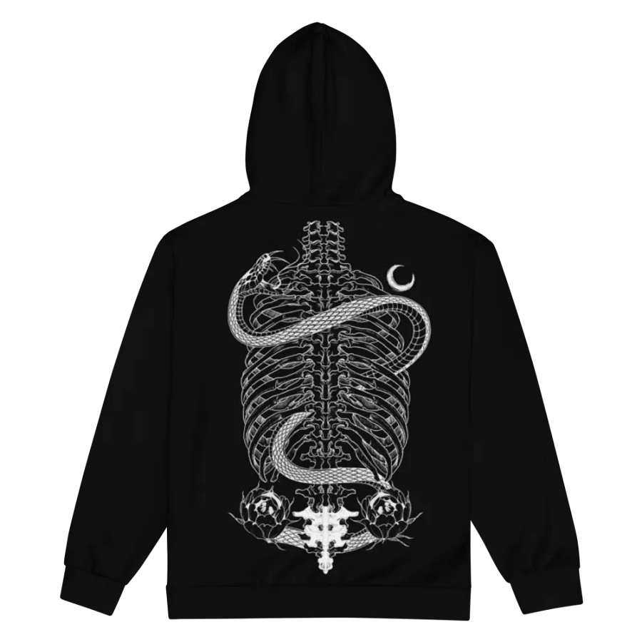 Tribal Magic - Black - Unisex Zip-Up Hoodie product image (2)