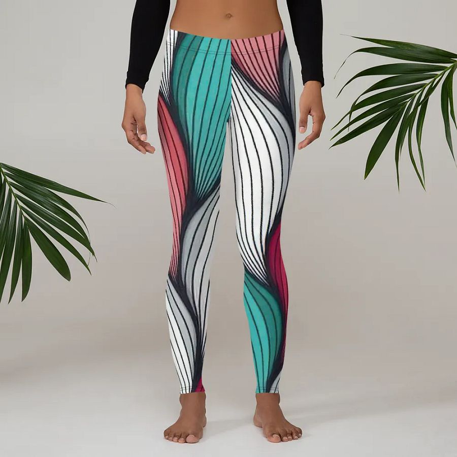 Flowing Braids All-Over Leggings product image (3)