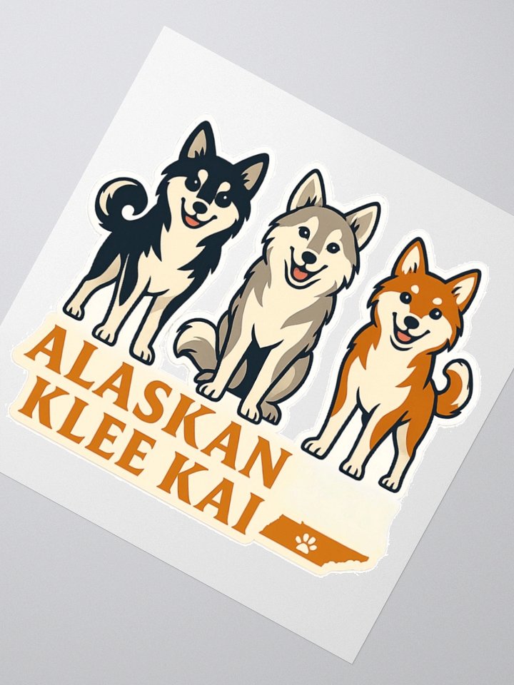 Klee Kai Crew Sticker product image (1)
