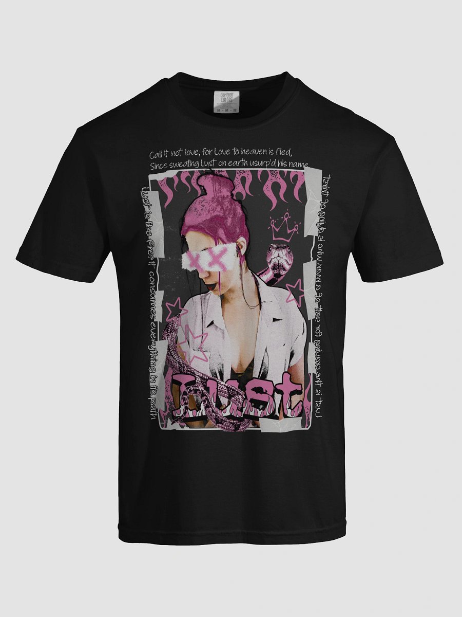 Tempted by Lust Graphic Tee (pink) product image (6)