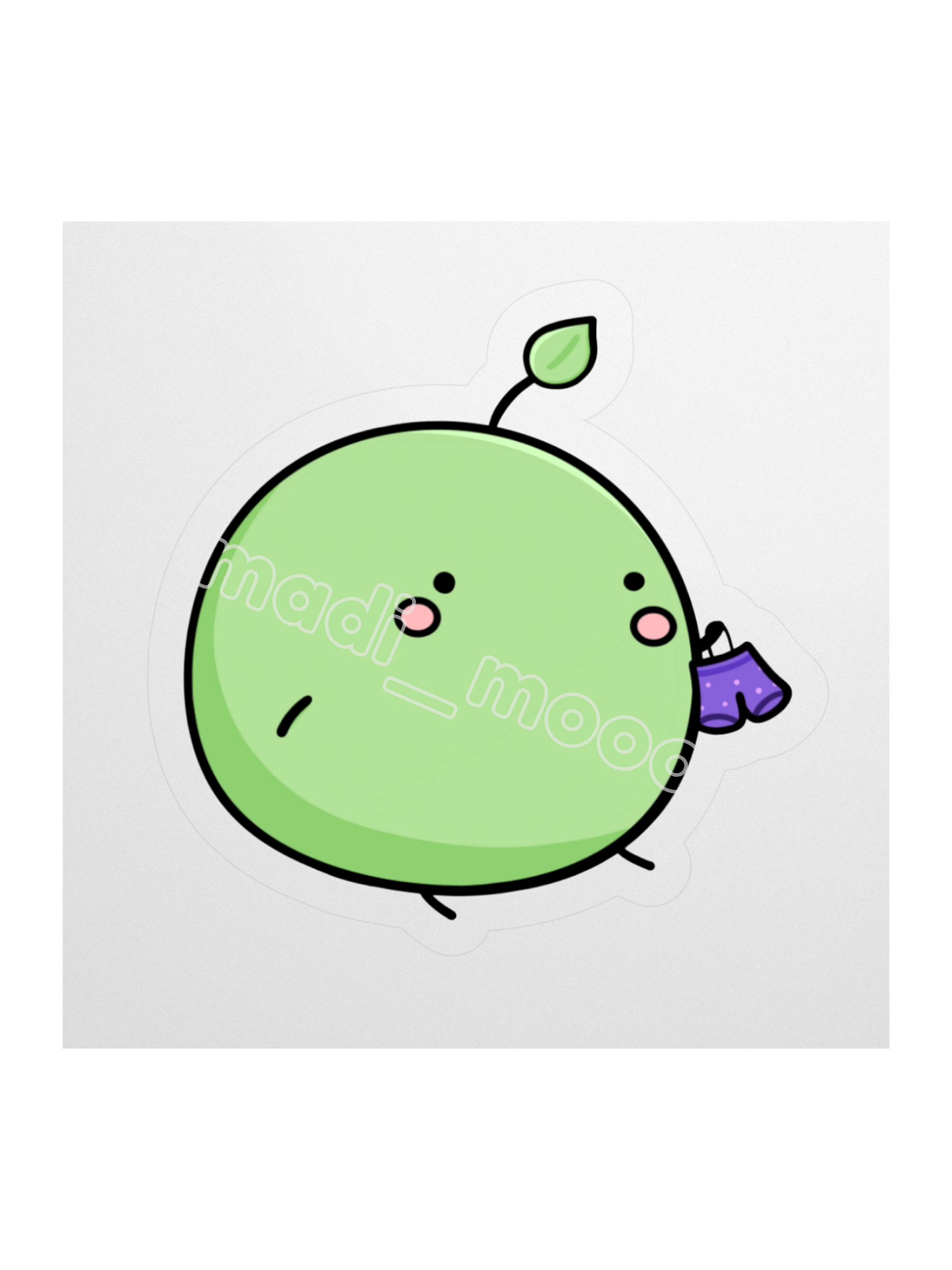Junimo’s Purple Shorts Heist Sticker product image (1)