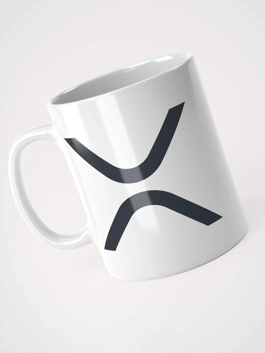 XRP Logo White Glossy Mug product image (11)
