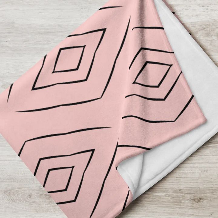 Diamond Blush Throw Blanket product image (1)