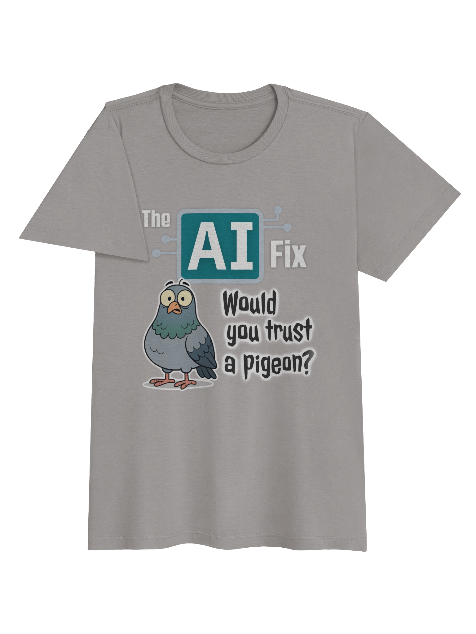 The AI Fix: Would you trust a pigeon? Women's T-shirt product image (23)