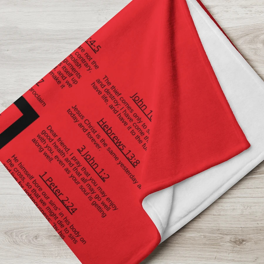 Armour Of God Red Prayer Blanket product image (4)