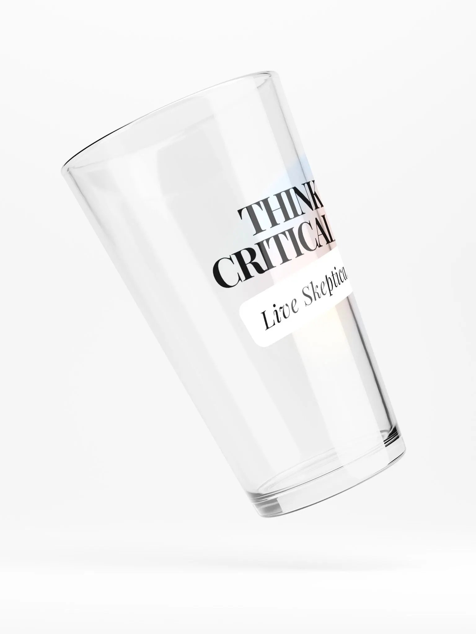 Think critically, live skeptically - Pint product image (4)