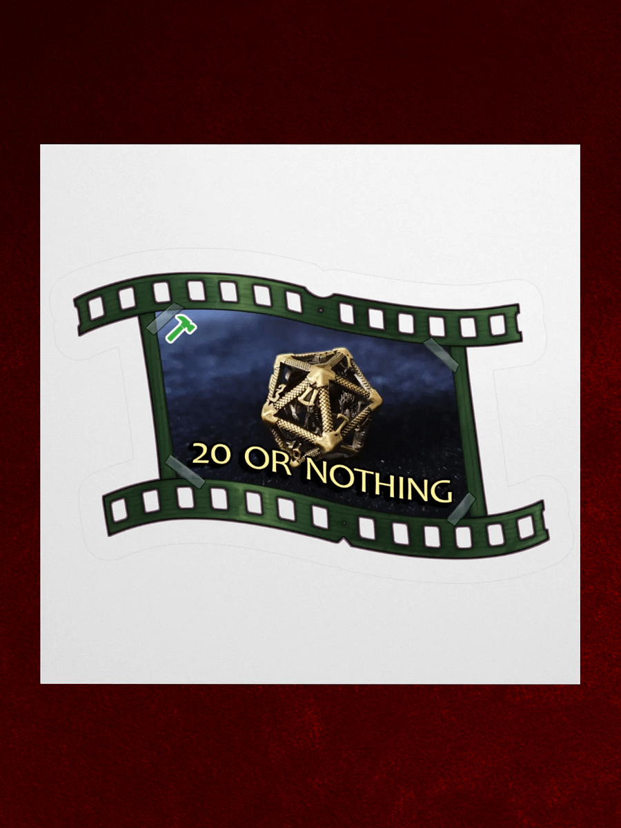 StreamReel | 20 or nothing Sticker product image (1)