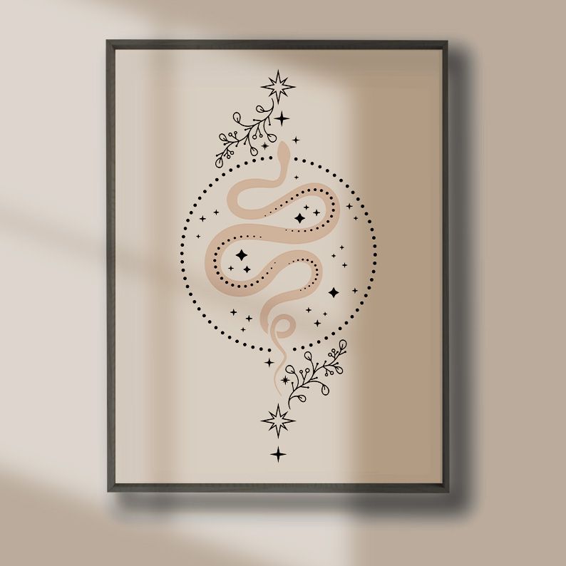 Blush Witchy Gallery Wall Set of 6 DIGITAL Prints product image (9)