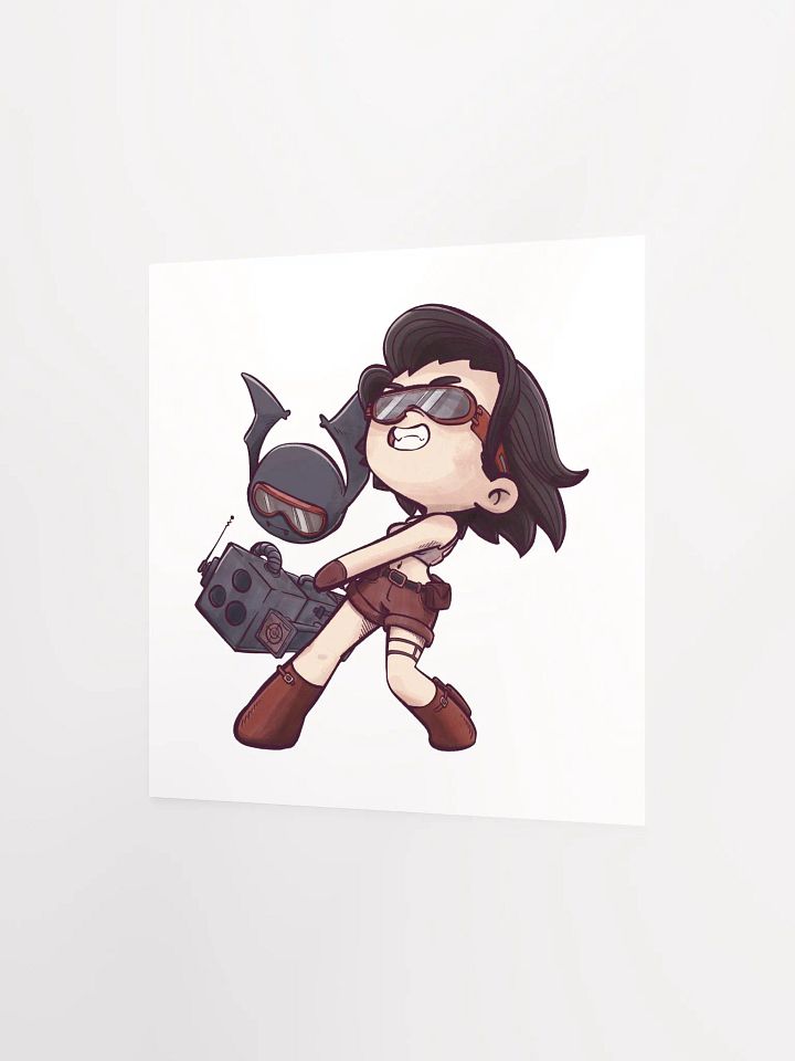 She & Her Pet | Matte Paper Poster product image (2)