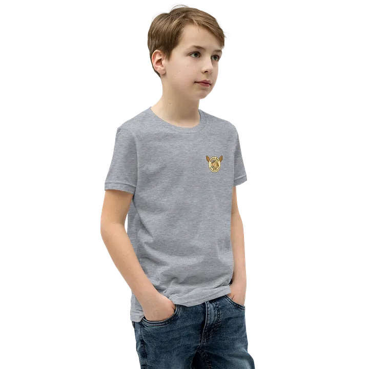 Quail Boy Youth T-Shirt – Cute Farm Bird Graphic on Bella+Canvas Kids Tee product image (2)