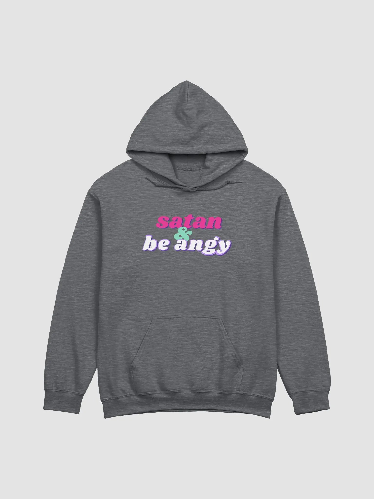Satan & Be Angy Graphic Hoodie product image (7)