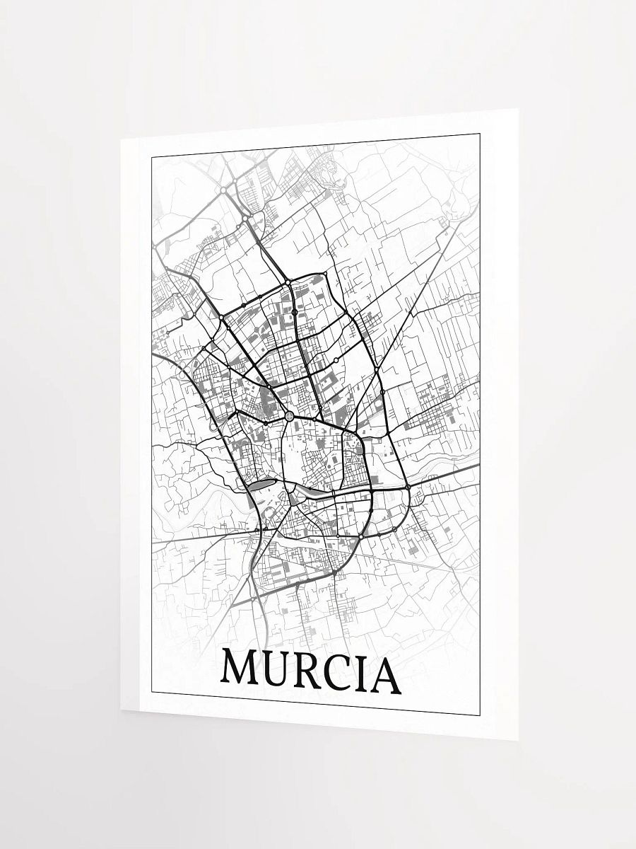 Murcia, Spain, city map print product image (8)