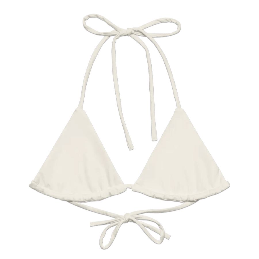 Cream String Bikini Top product image (1)
