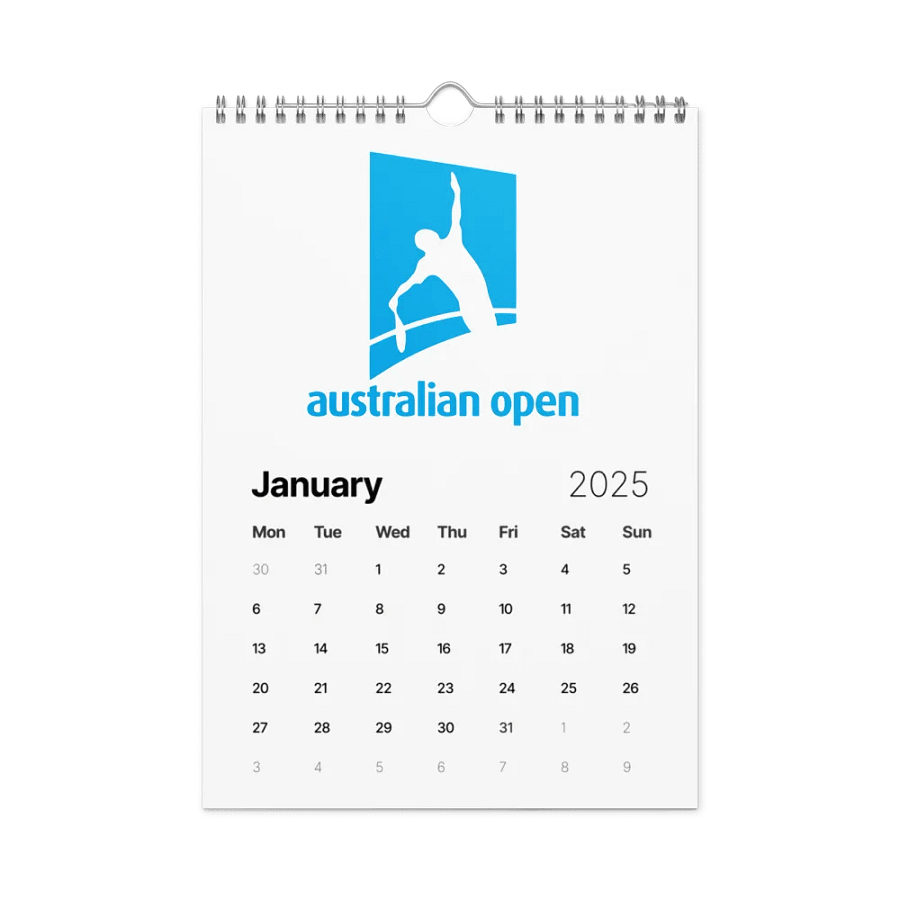 2025 Australian Open Wall Calendar product image (6)