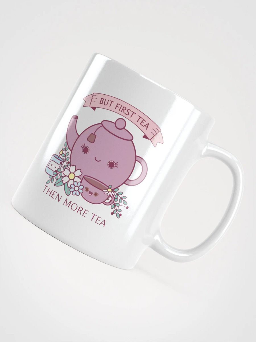 But First Tea Retro Kawaii Coffee Mug product image (4)