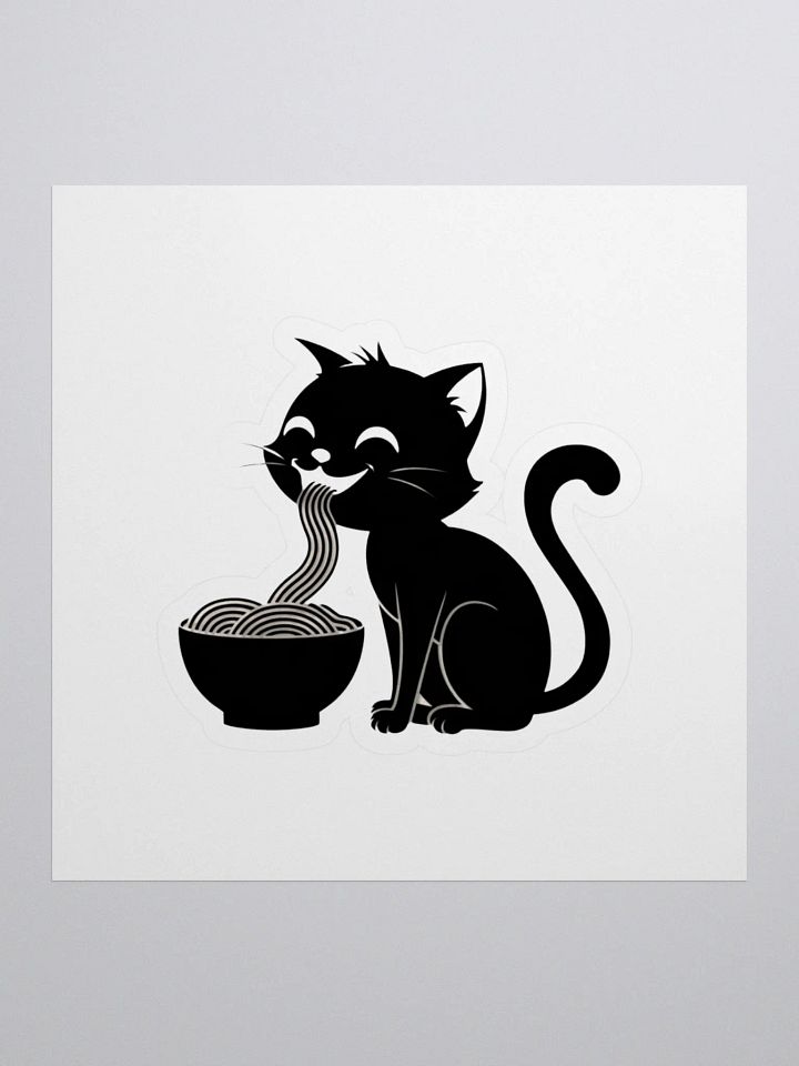 Meow Mein Delight Stickers product image (1)
