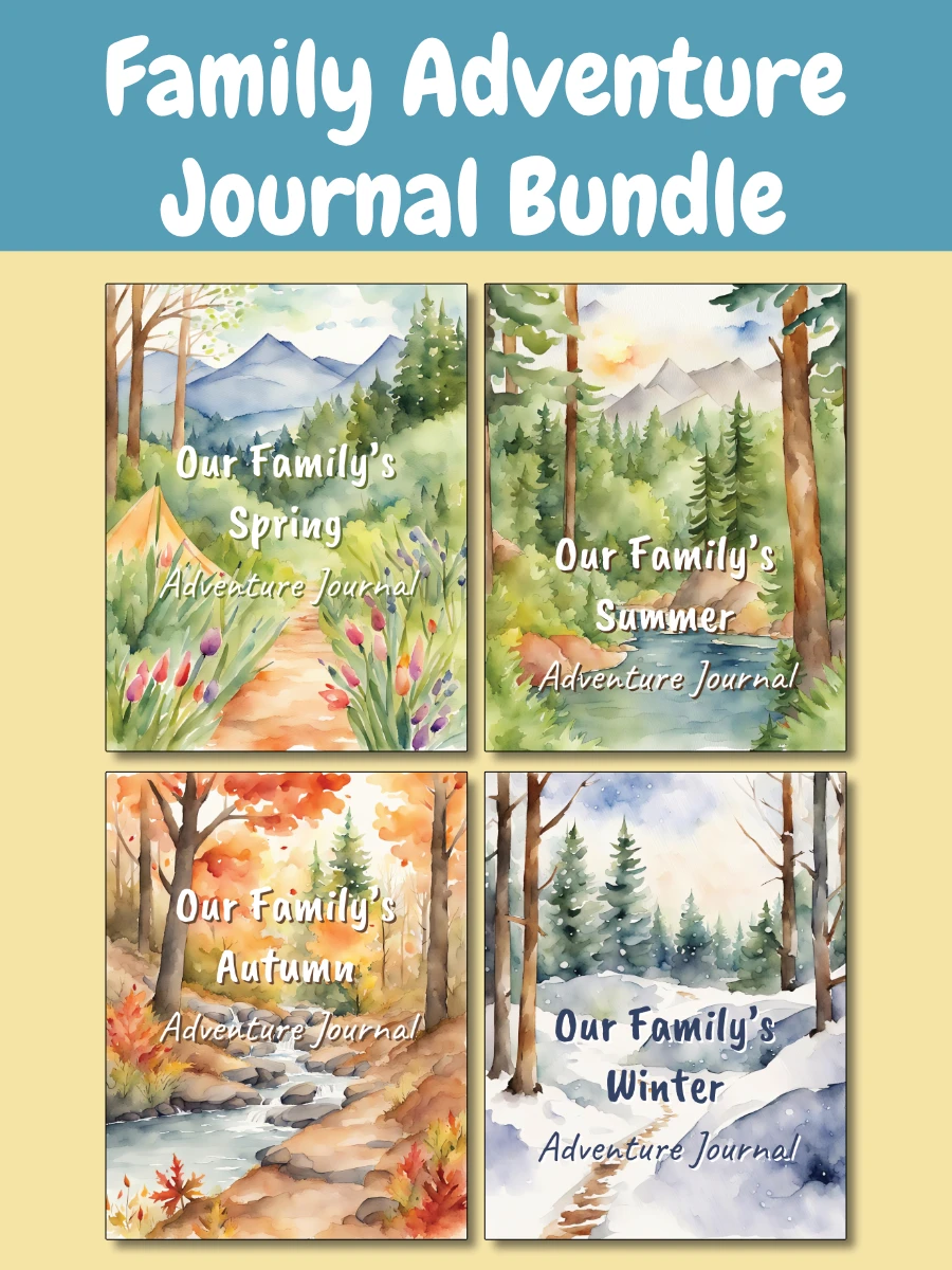 Printable Family Outdoor Adventure Journal - Whole Year Bundle product image (1)