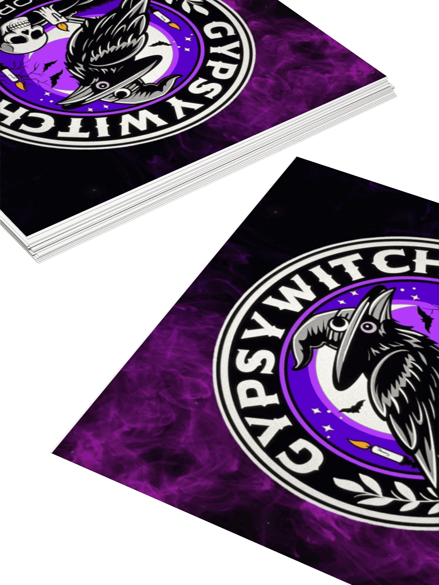 Purple Smoke Logo Sticker product image (8)