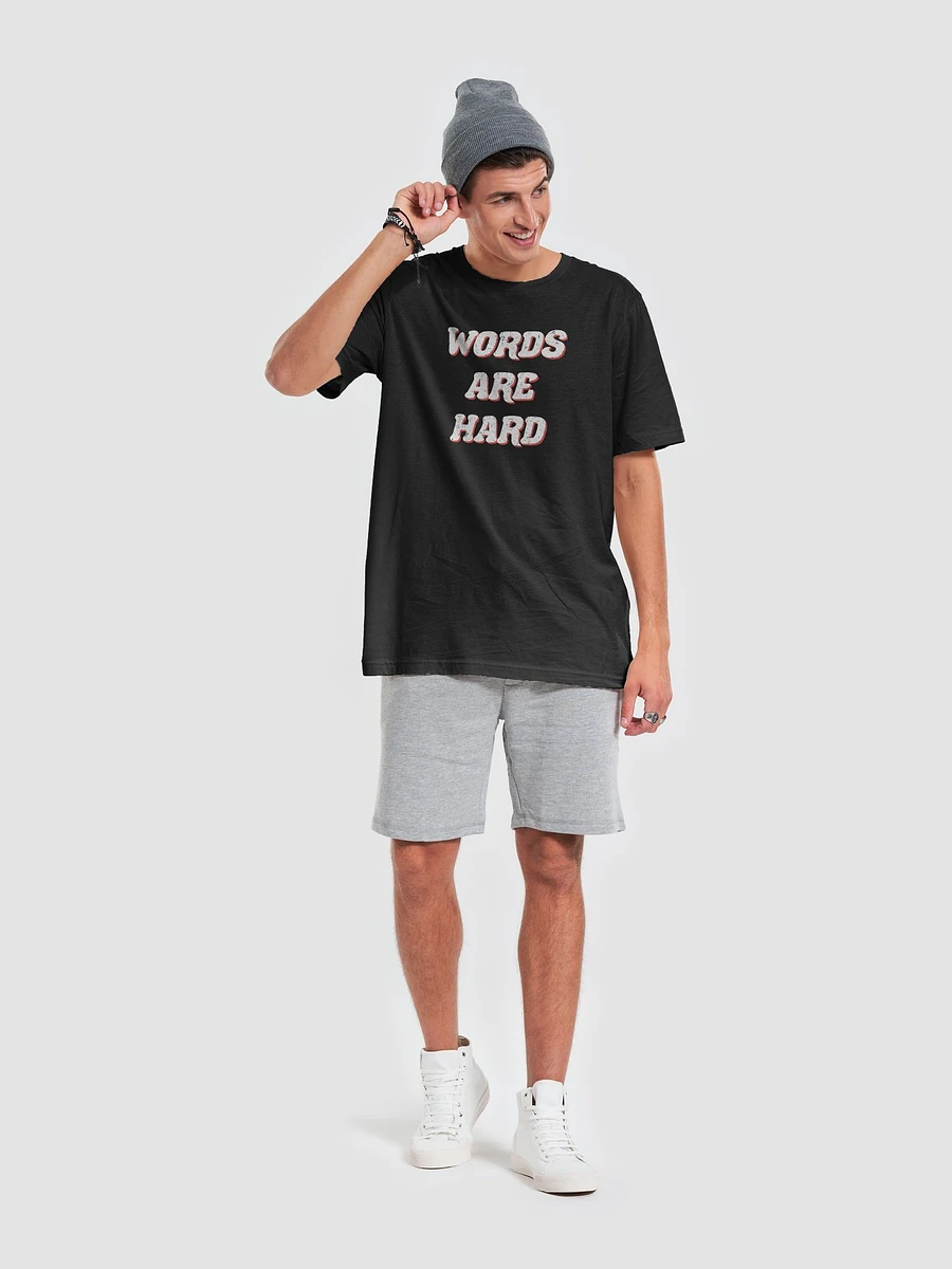 Words Are Hard Retro Tee product image (7)