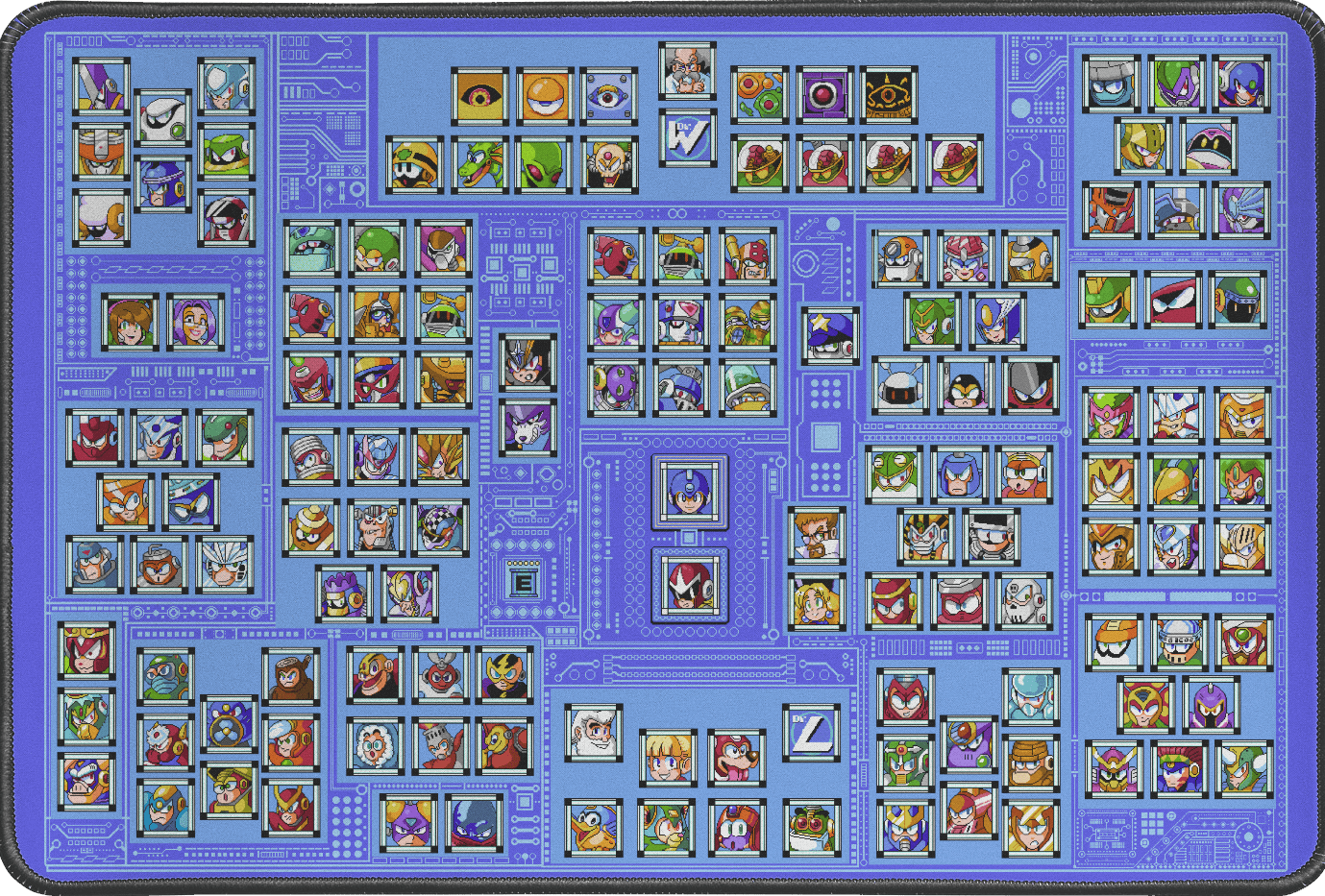 Megaman Motherboard: Get Equipped Desk Mat product image (1)