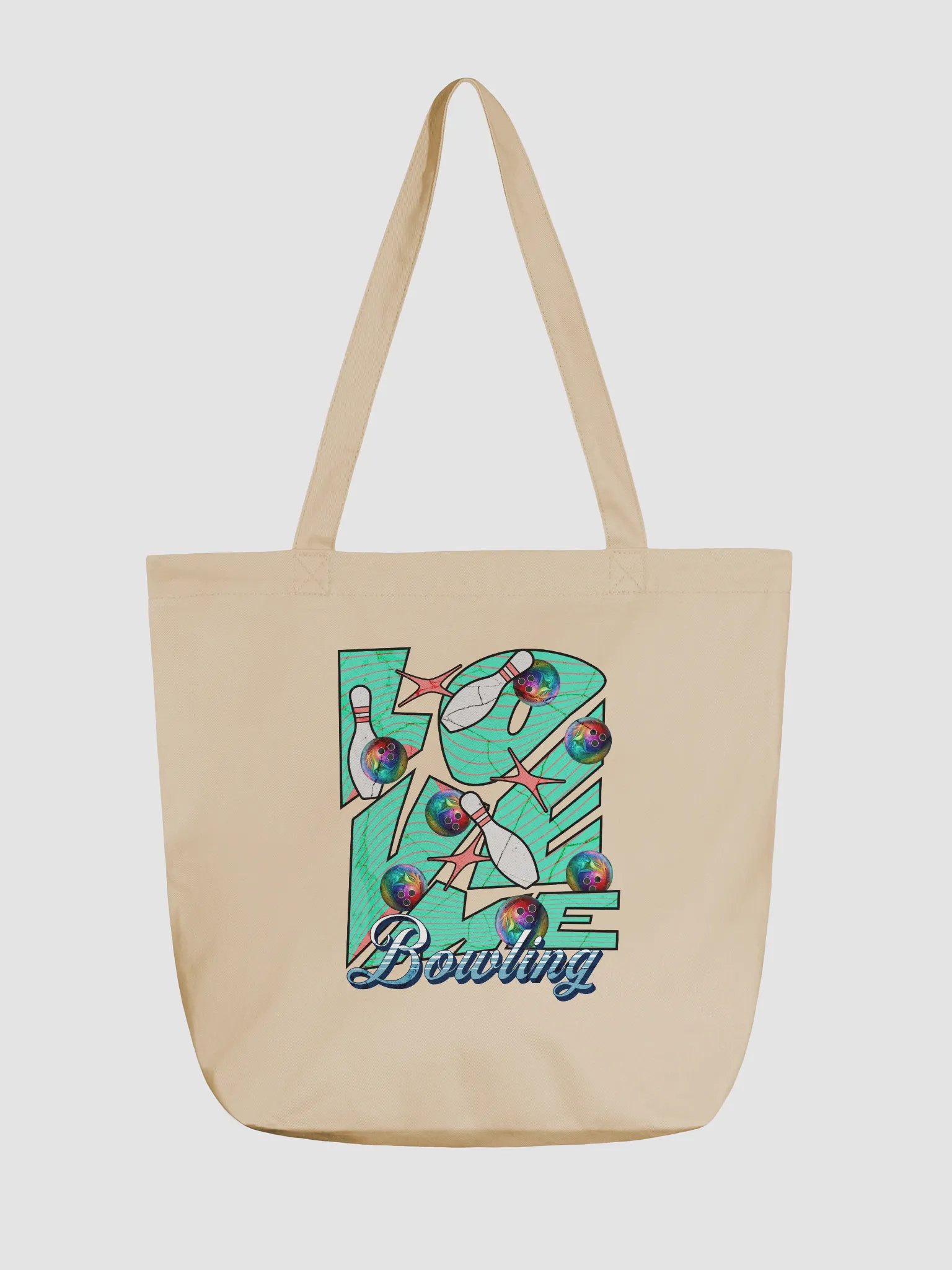 Love Me Bowling Strike Tote Bag product image (5)