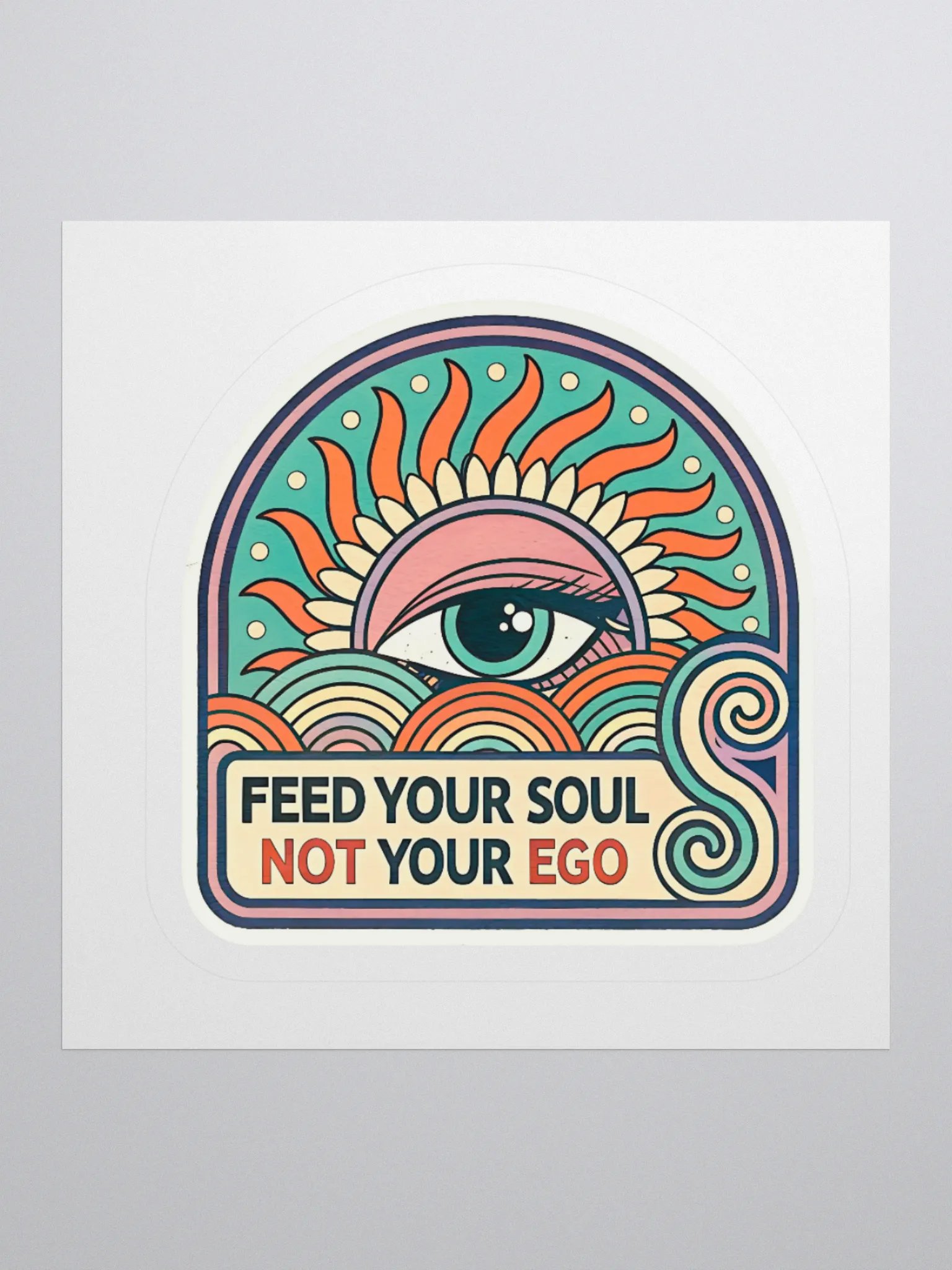 Soulful Eye Kiss Cut Stickers product image (1)