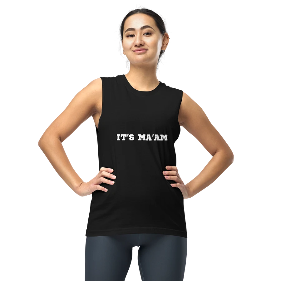 IT'S MA'AM UNISEX MUSCLE TEE product image (9)