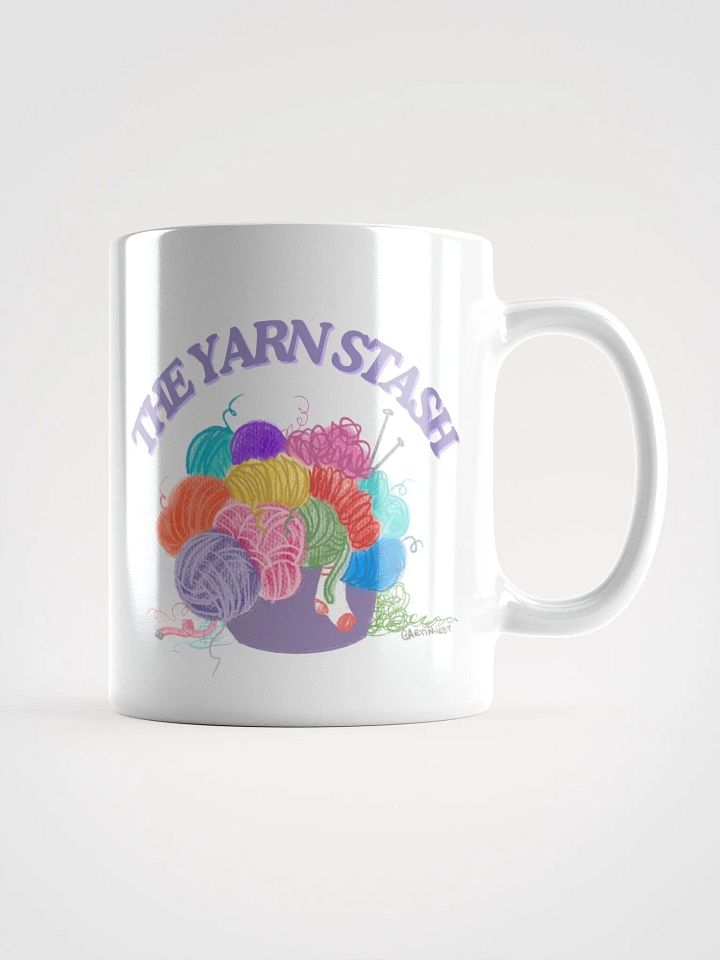 The Yarn Stash Glossy Mug product image (2)