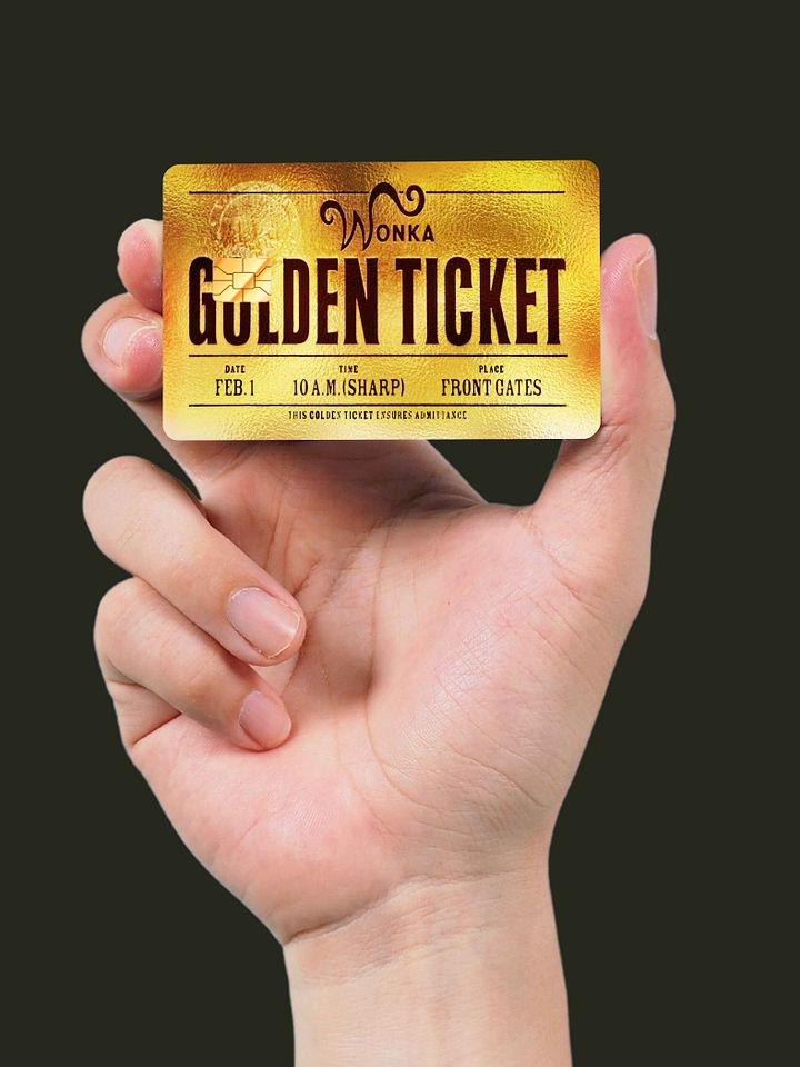 Golden Ticket (Holographic) product image (2)