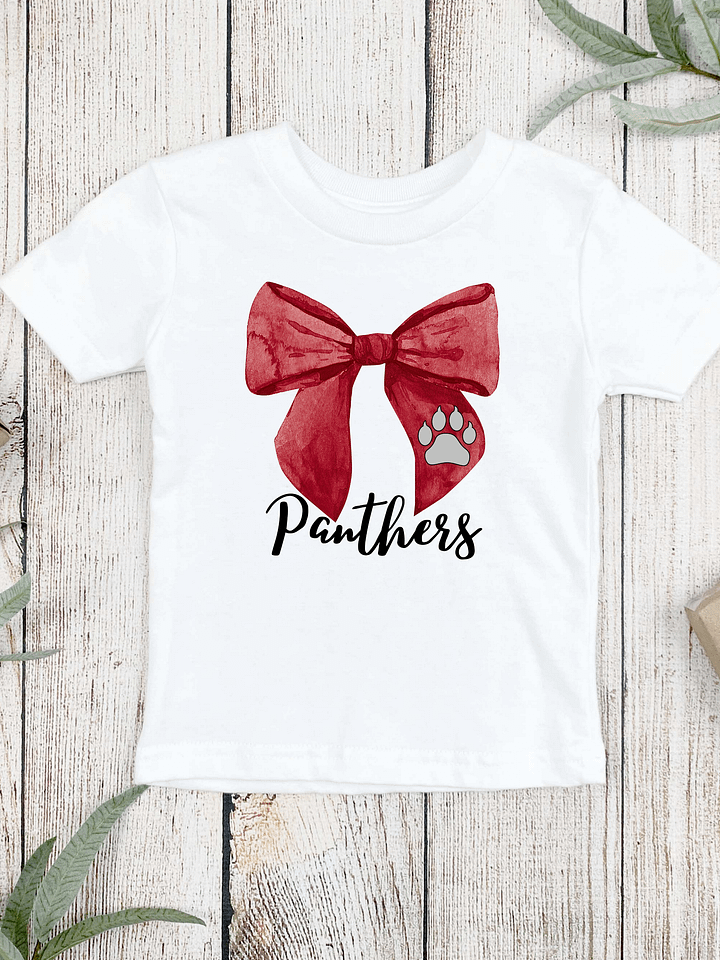 Toddler Girls Panthers Football T-Shirt (Homemade) product image (2)
