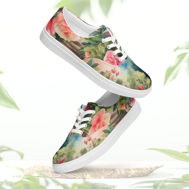 The Lost Garden of Heligan All Over Print Canvas Shoes product image (1)