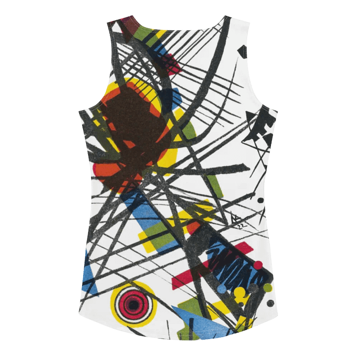 Abstract Lithographic Pattern Design Tank Top - V3 product image (2)