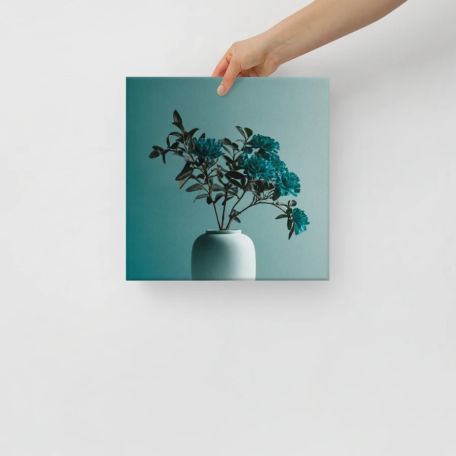 Teal Flower Wall Art #577 product image (7)