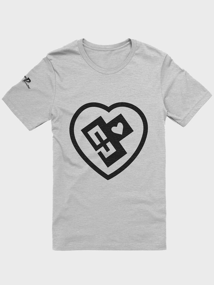 OptimusProcrastinus HeartChip in Heart T-Shirt (Black) product image (1)