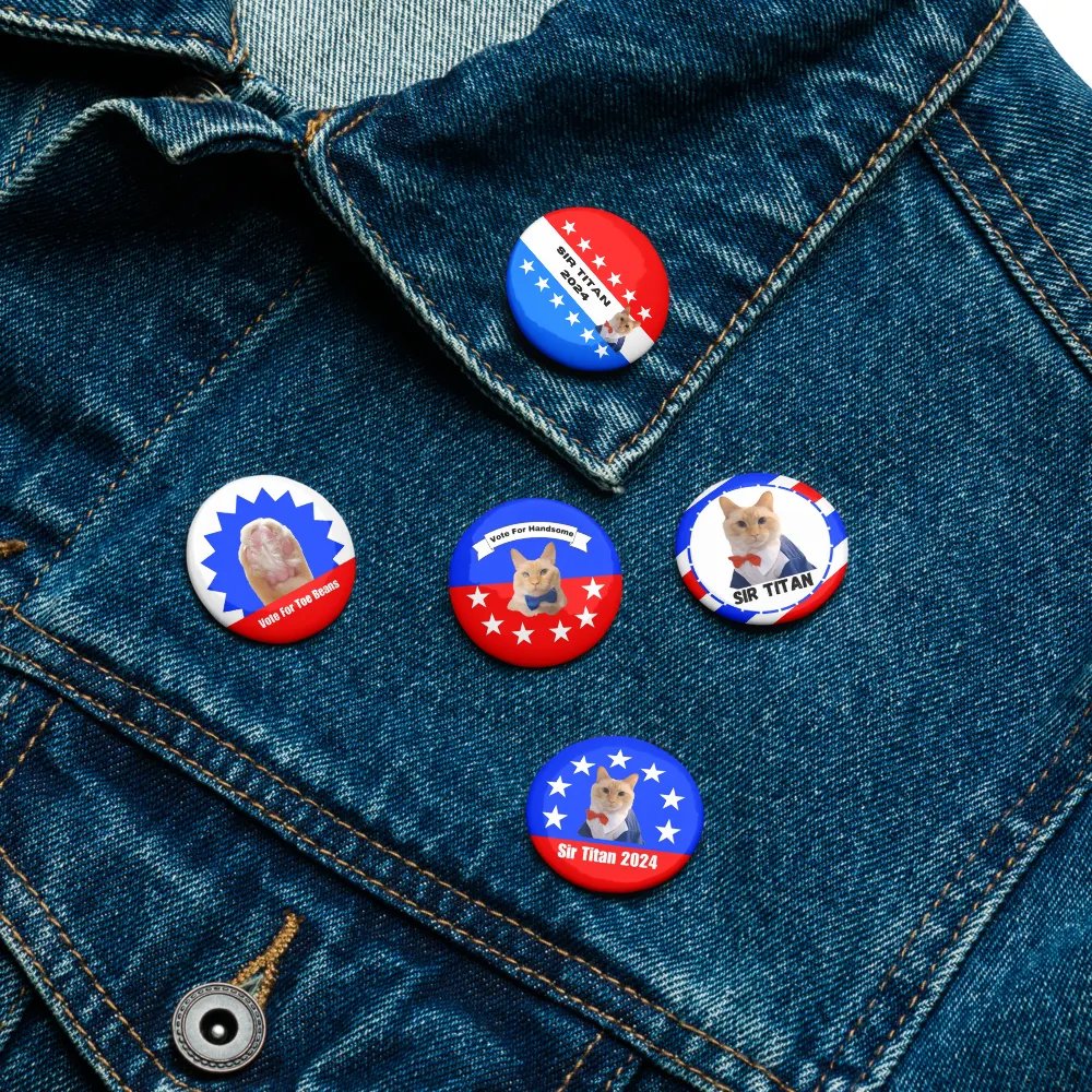 Sir Titan Purrsidential Pins product image (7)