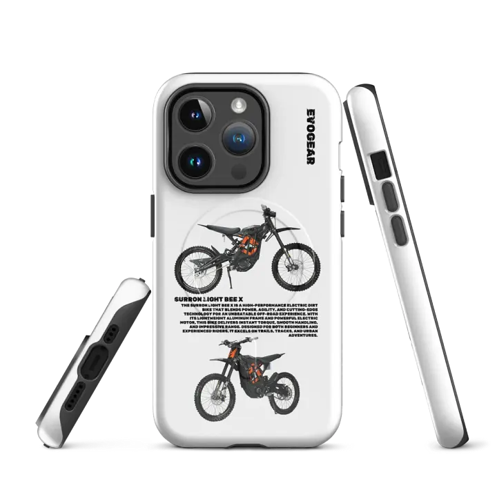 White Surron Light Bee X iPhone Magsafe Case product image (3)