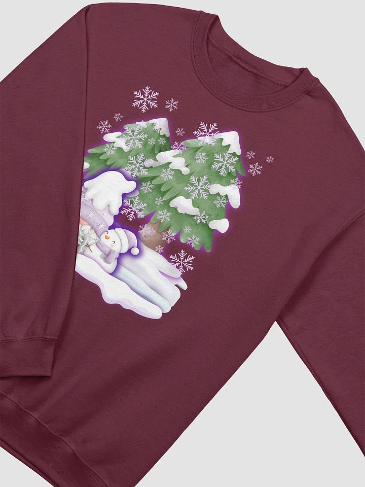 Whimsical Winter Gnome Classic Crewneck Sweatshirt product image (2)