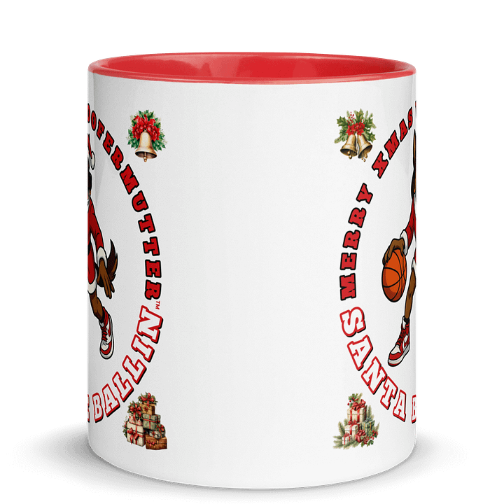 WooferMutter™ Santa Be Ballin Xmas Mug - German Shepherd Female product image (8)