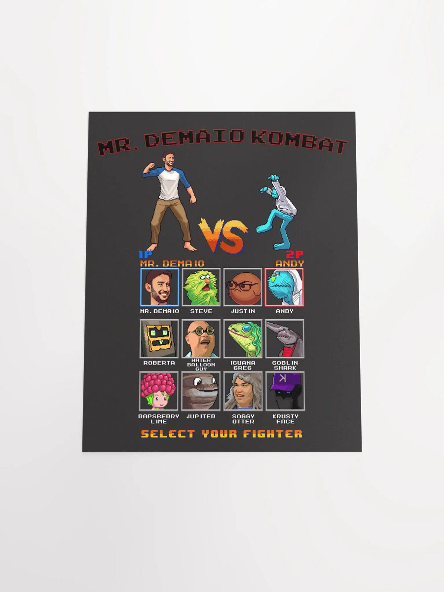 Mr. DeMaio Kombat Poster! product image (11)
