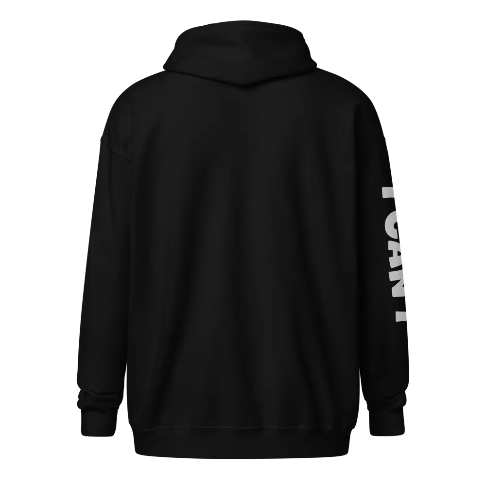 Unisex Hoodie: I CAN'T (Sleeve) & NOPE. NOT TODAY (Front) product image (4)