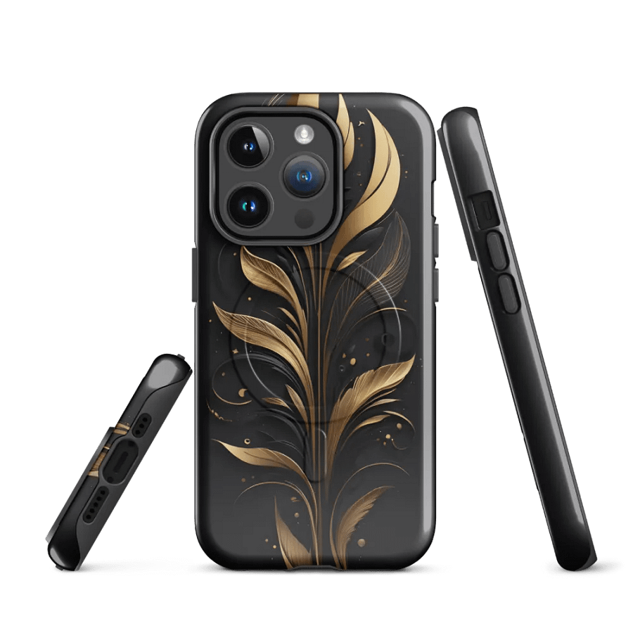 MagSafe® Tough Case for iPhone – The golden Leaves product image (1)