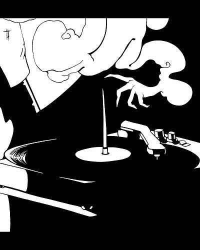 #HexedHarvest2025 Days 5 and 6 (we took a rest day yesterday) are Spindly and Ethereal. Naturally, it’s a record player spind...