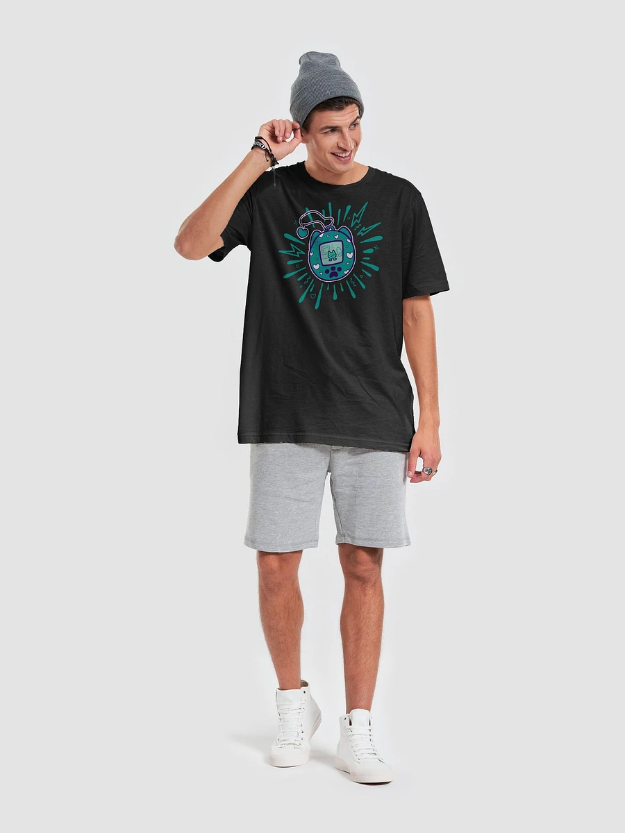 Lovely Digital Meow // T-Shirt - Teal - Dark Mode product image (6)