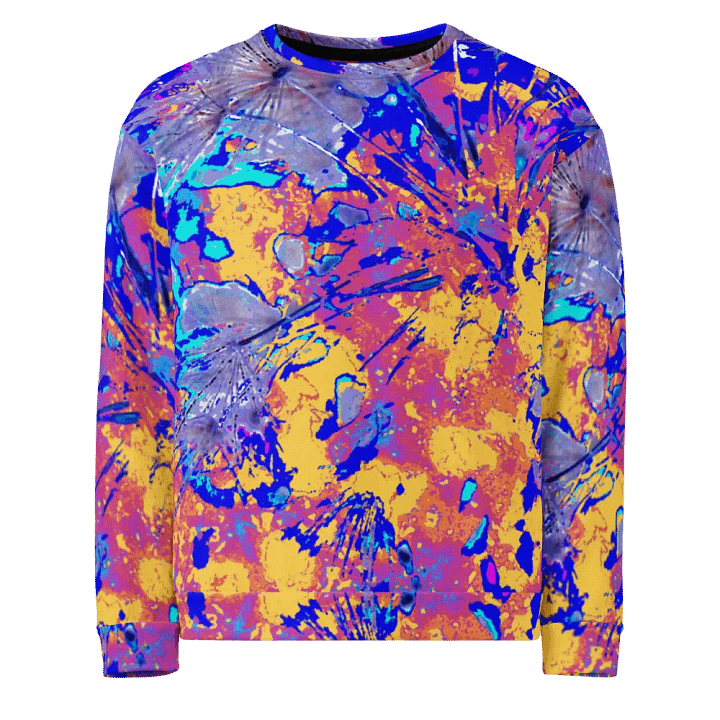 Vibrant Abstract Dandelion Seeds Unisex Sweatshirt product image (1)