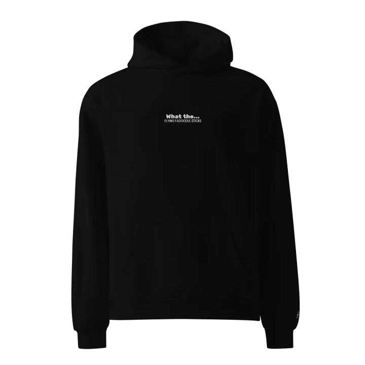 What the... Oversized Hoodie - White Embroidery product image (1)