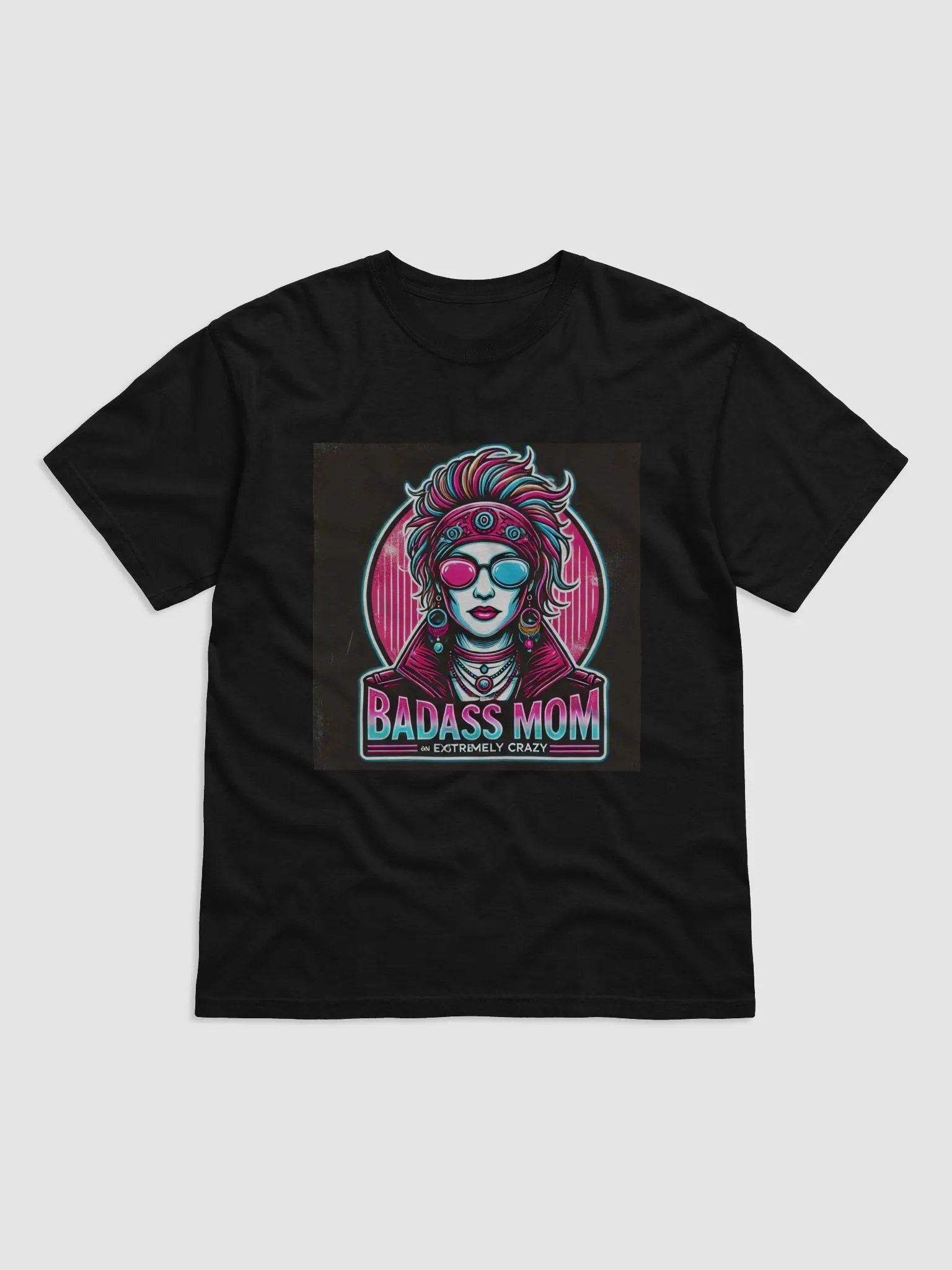 Badass Mom Neon Rebellion T-Shirt product image (3)