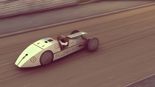 What's that? Muffler Shop Racing bought a car in the upcoming 1925 Eifelrennen on Feldbergring dirt on Sunday evening? YES! 
...